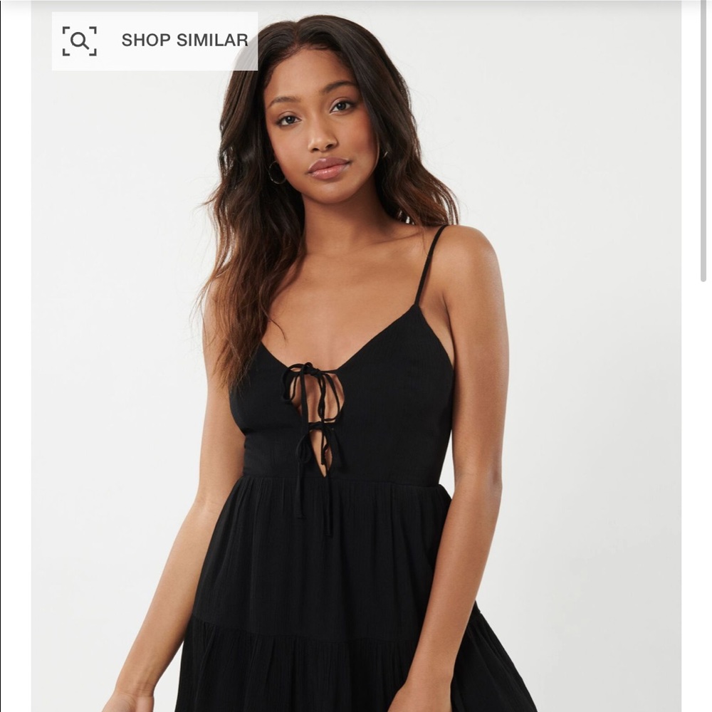 Lia tie-front mini dress